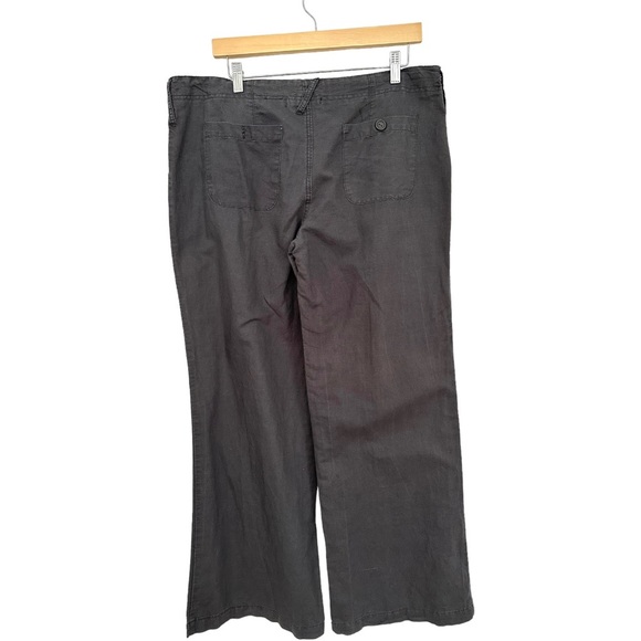 Planet Gold Charcoal Wide-Leg Pants - Picture 5 of 6